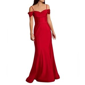 NWT Jules and Cleo Satin Mermaid style formal gown